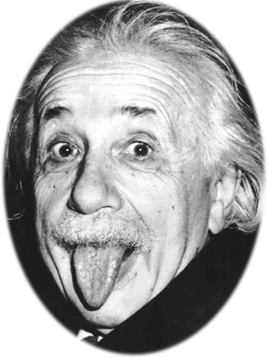 Einstein zeigt Zunge